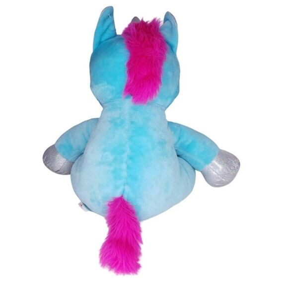 Little Peepers Russ Big Eyes Unicorn Blue Pink Silver Twinkle Large 20" - Picture 6 of 8